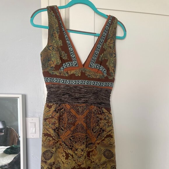 Nicole Miller patterned dress size 8 - Picture 1 of 4